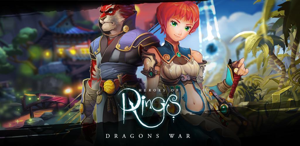 Banner of Heroes of Rings: Dragons War - ហ្គេម Fantasy Quest 0.50