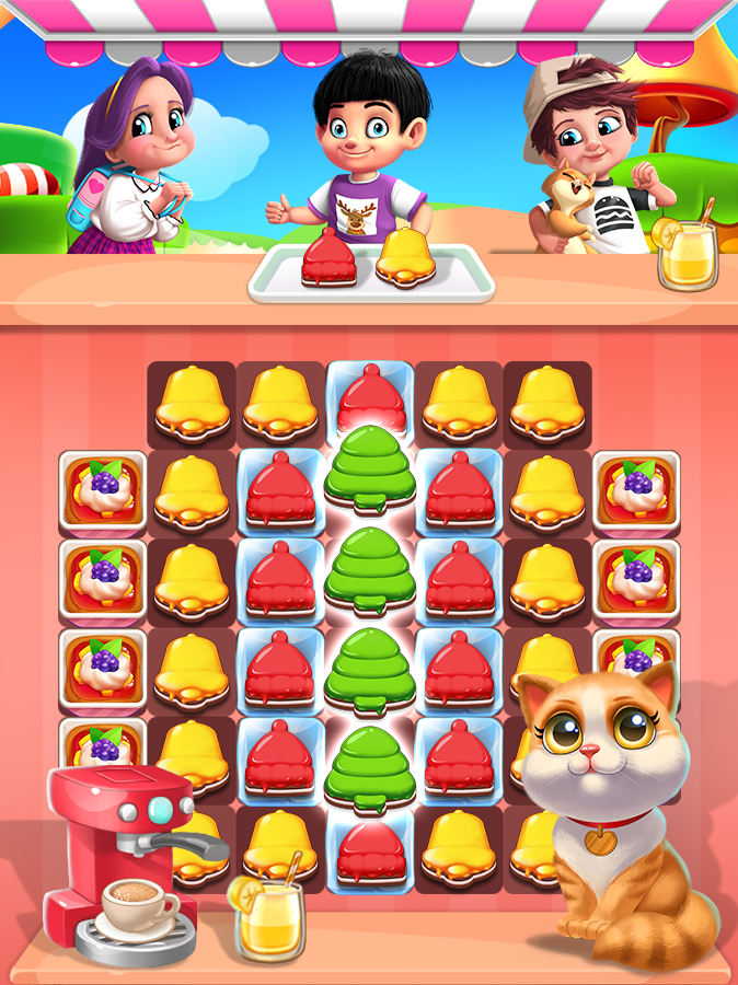 Cookie Bomb Crush Game Screenshot