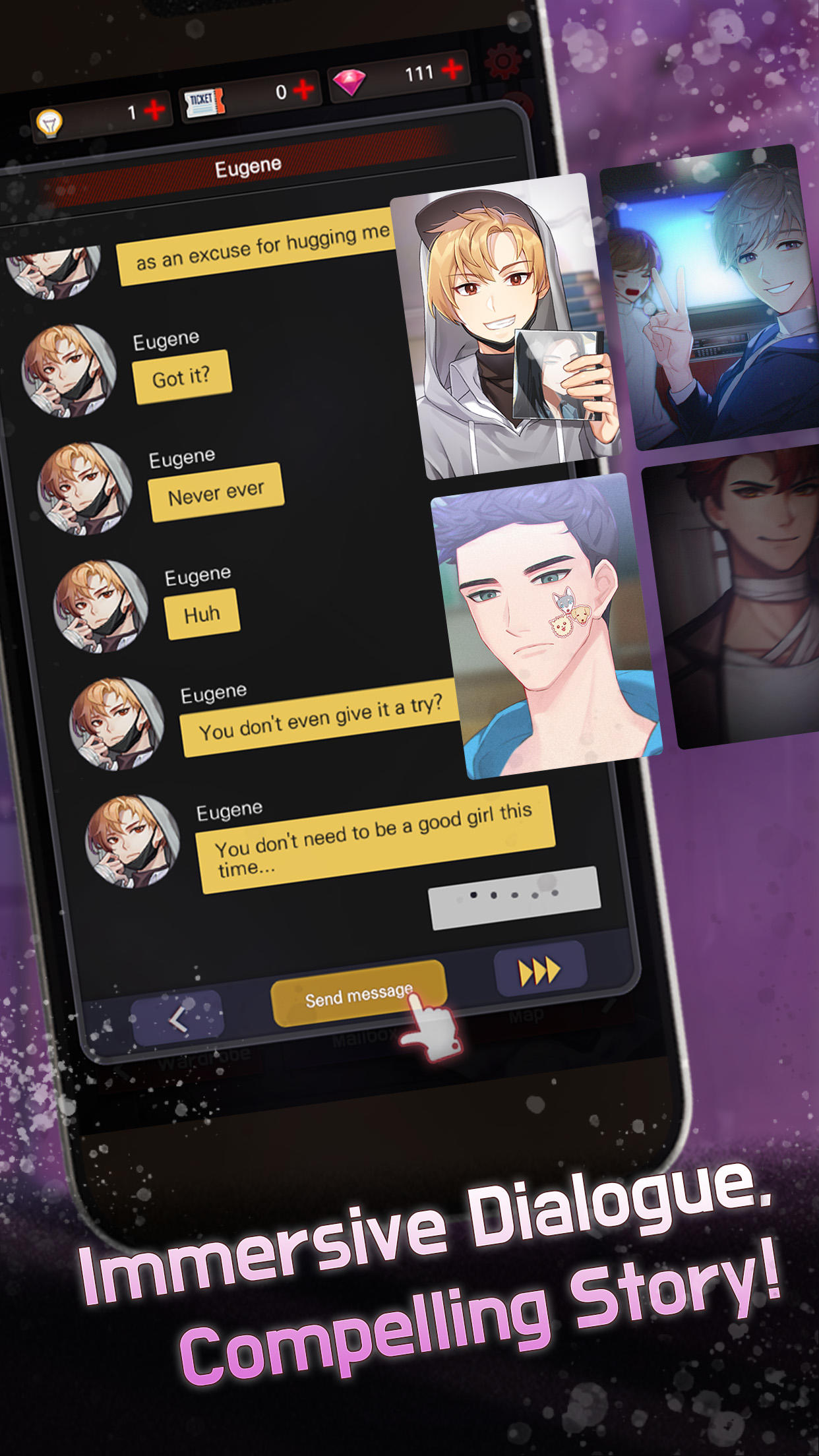 Dangerous Fellows:Otome Game Game Screenshot
