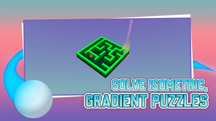 Gaze Maze - 3D Maze Game Game Screenshot