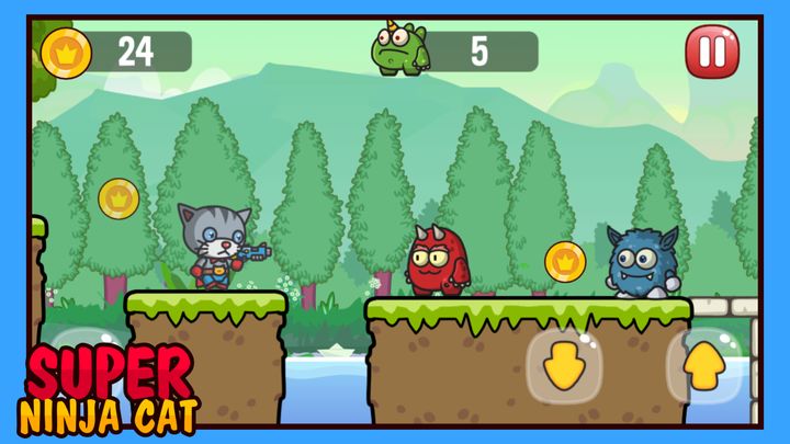 Jogo de Aventura 2D Ninja Cat versão móvel andróide iOS-TapTap