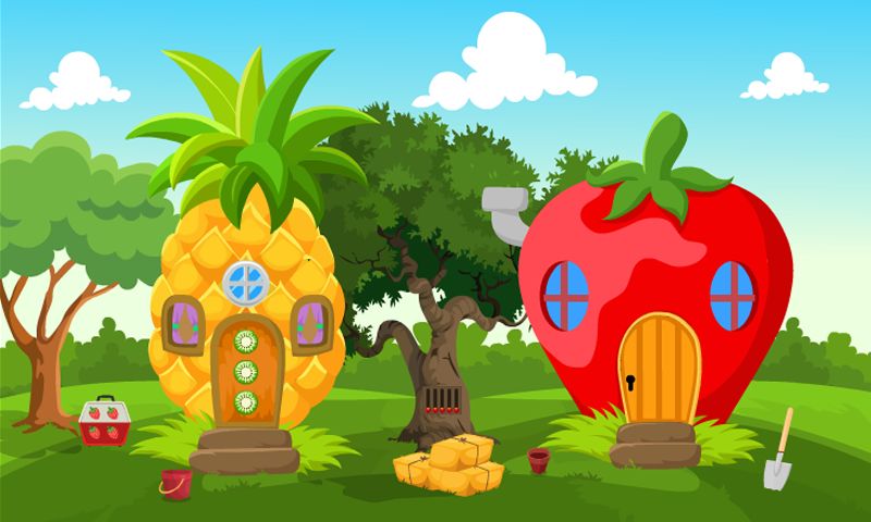 Boy Escape From Fruit House Best Escape Game-332 게임 스크린 샷