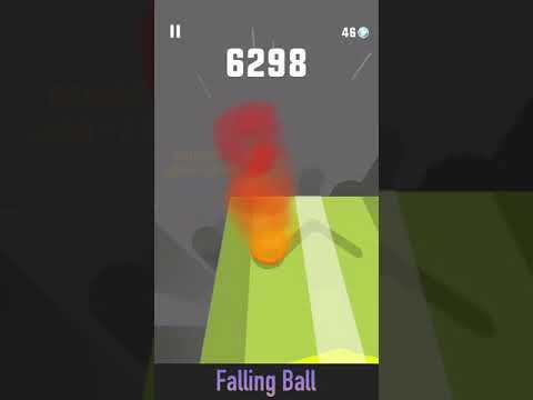 Screenshot of the video of Falling Ball