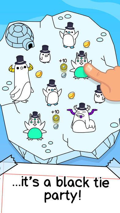 Penguin Evolution | 游戏的突变企鹅 Game Screenshot