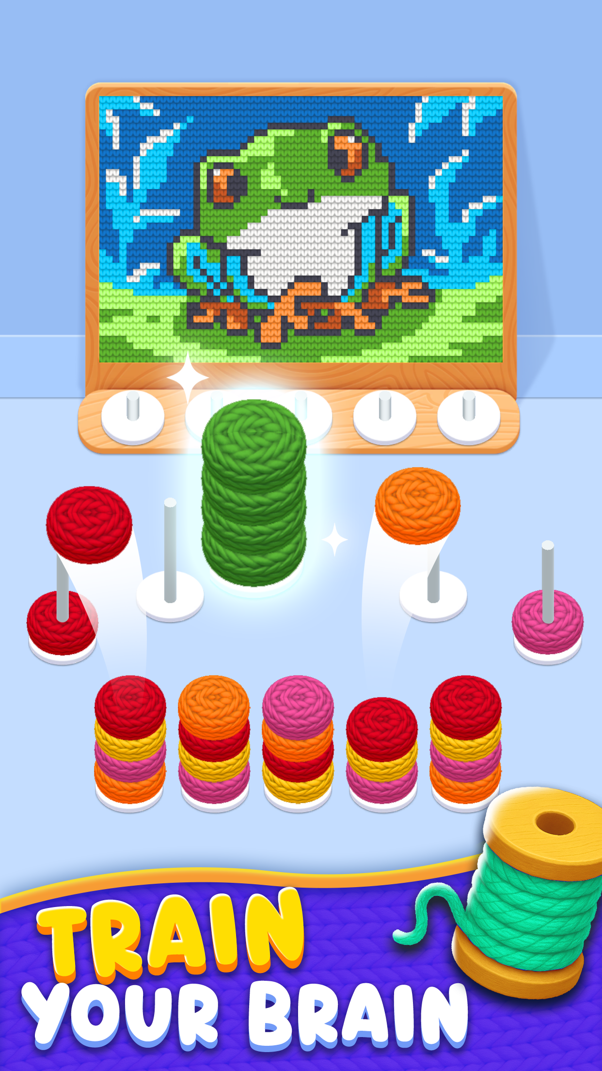 Knitzle Sort Game Screenshot