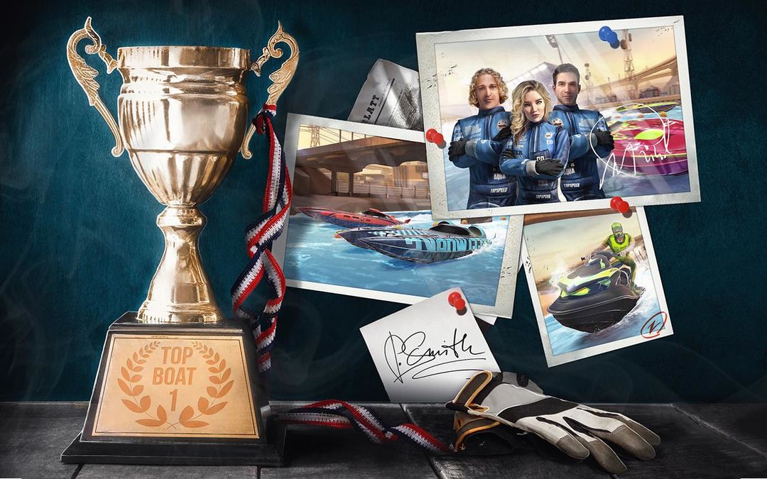 TopBoat: Racing Boat Simulator 게임 스크린 샷