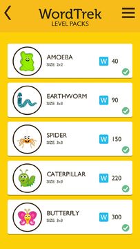 Word Trek - Word Brain streak Game Screenshot