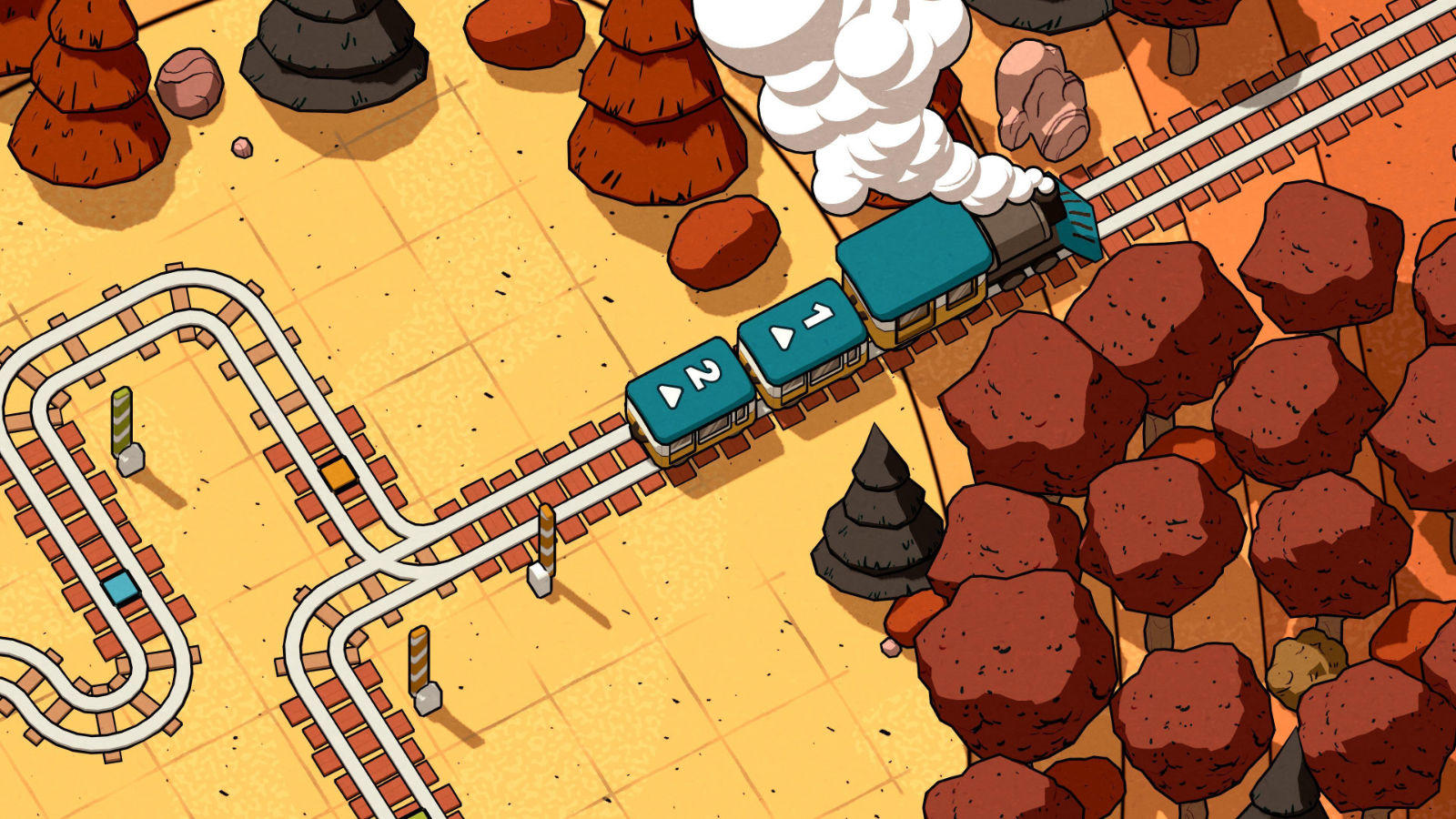 Screenshot of Railbound