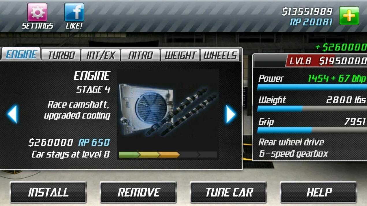 Drag Racing 게임 스크린샷
