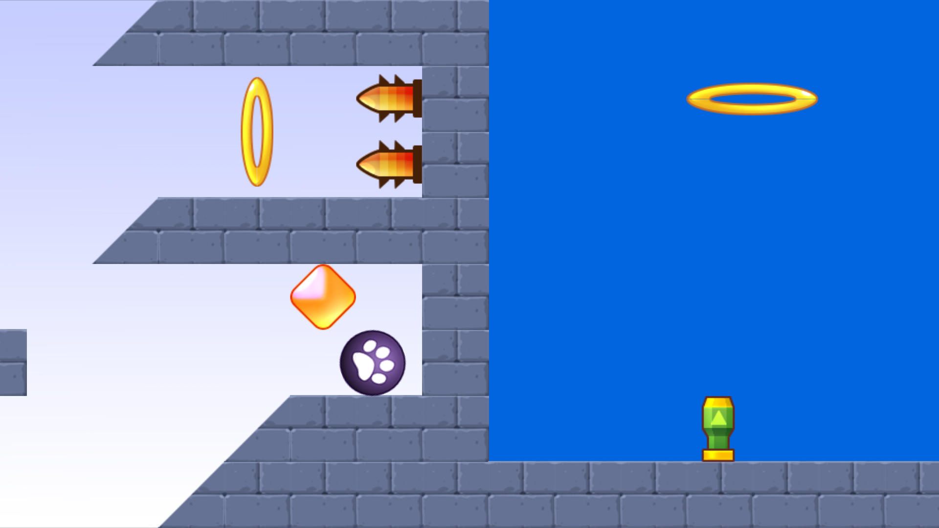 Bouncy Ball Adventure Game Screenshot