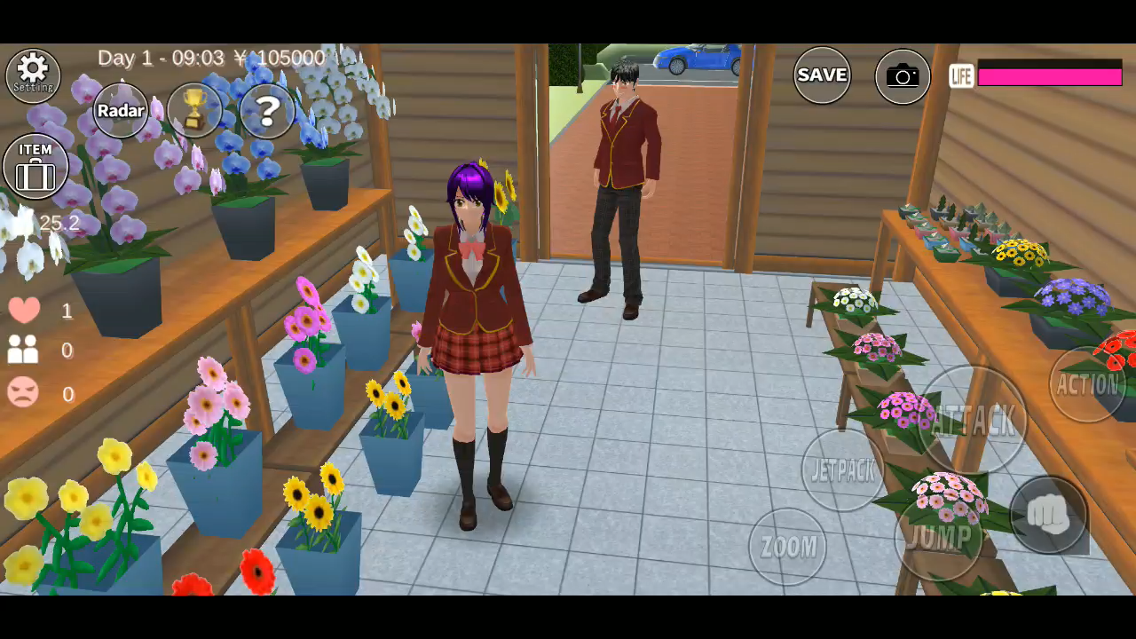 SAKURA School Simulator Game Screenshot
