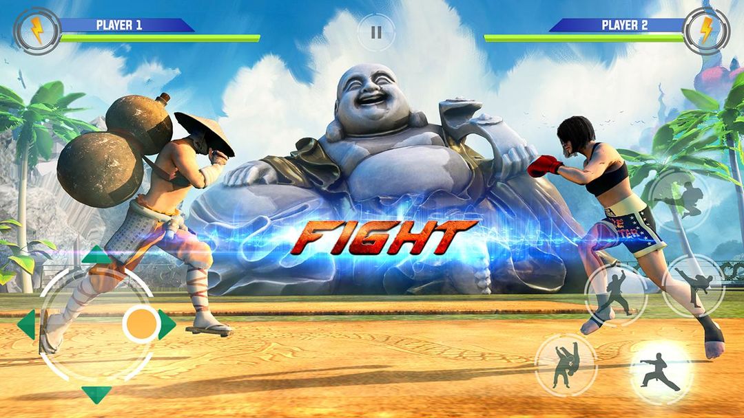 Kung FU Fighting Warriors Game ภาพหน้าจอเกม