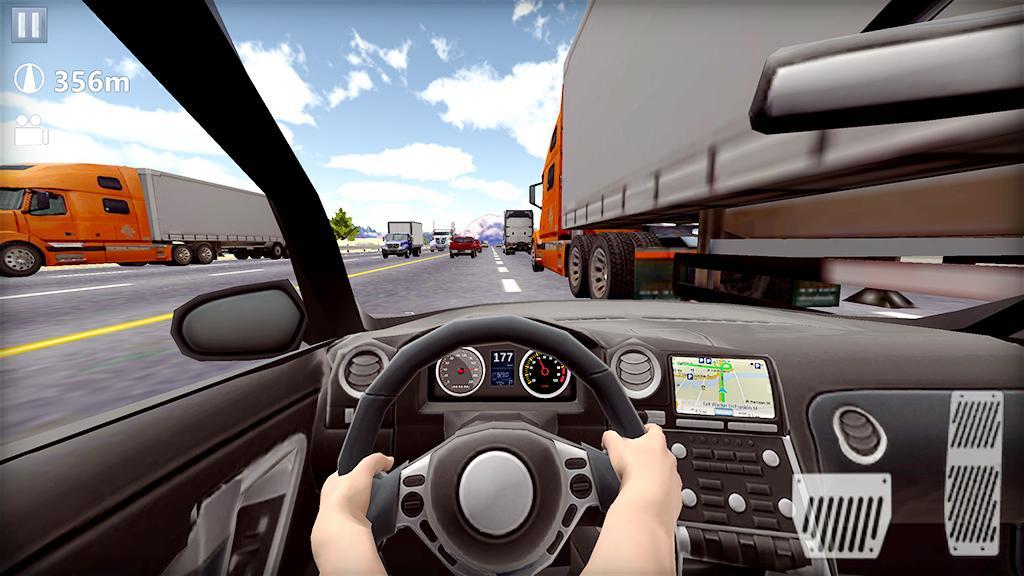 Screenshot of Racing Game Car