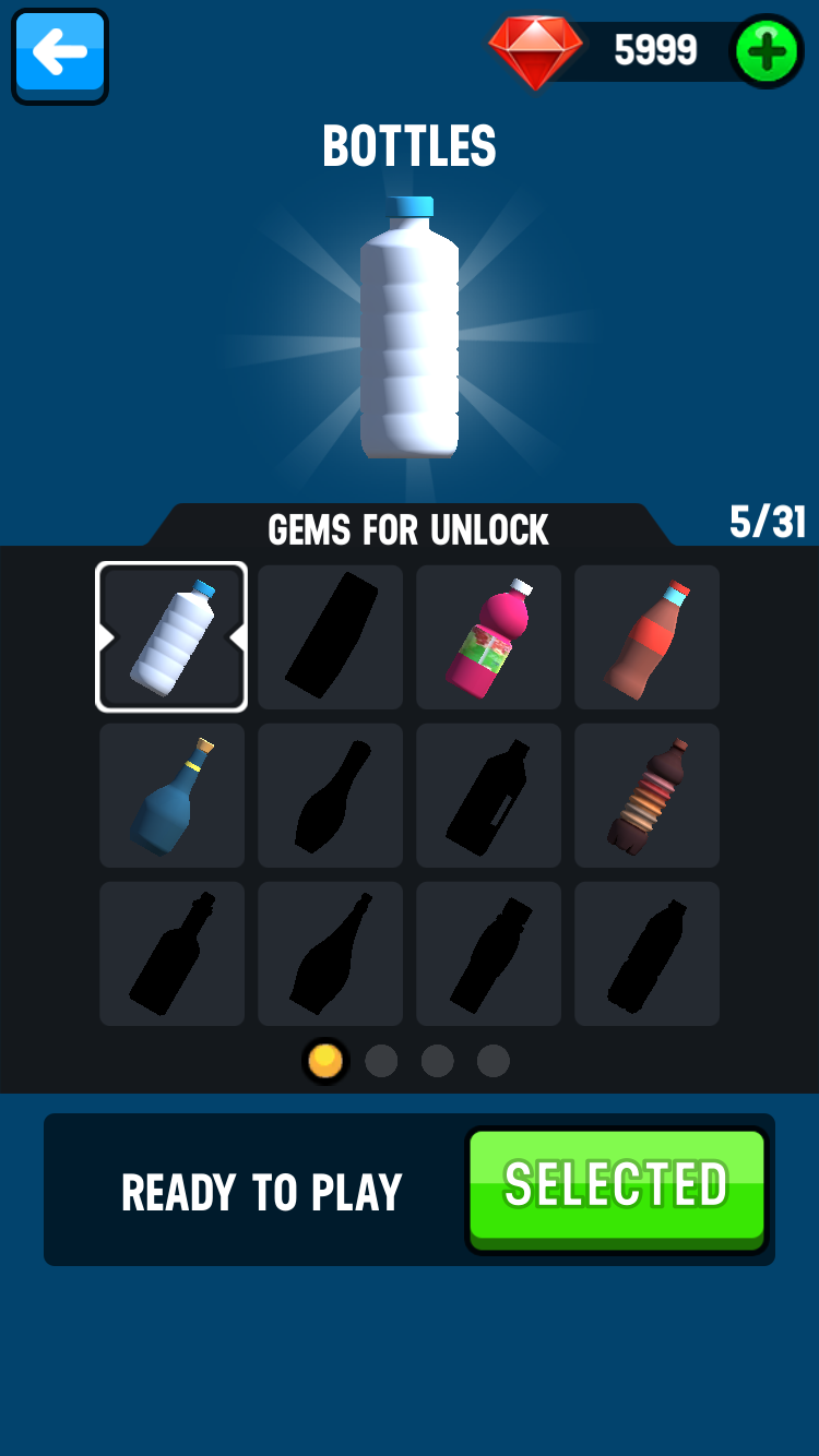 Screenshot of Bottle Challenge 3D