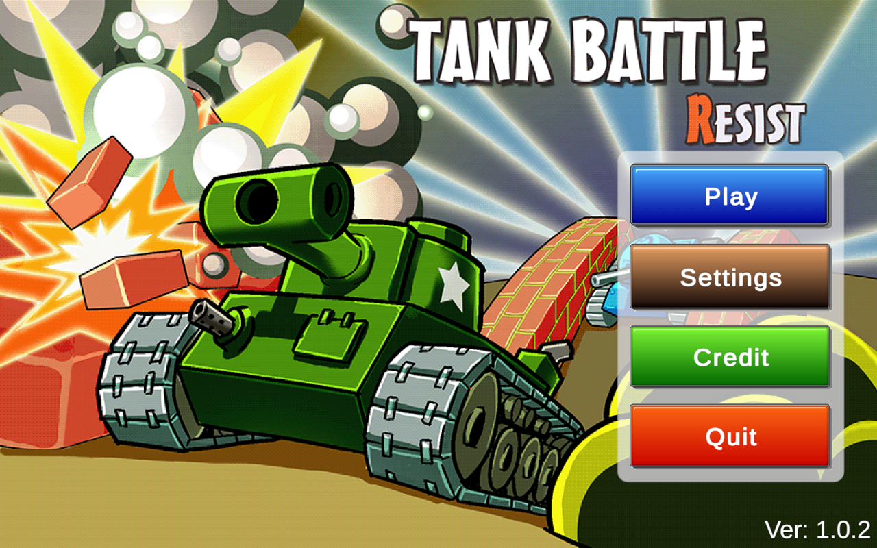 Tank Battle Resist Game Screenshot