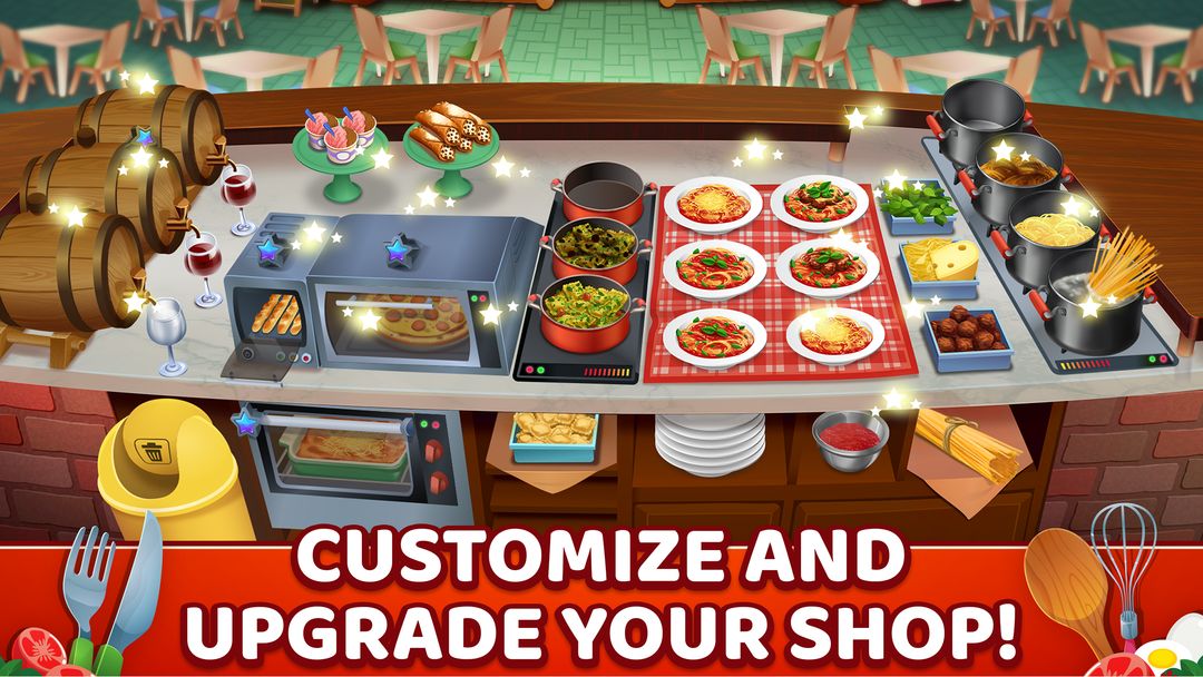 Screenshot of My Pasta Shop: Cooking Game