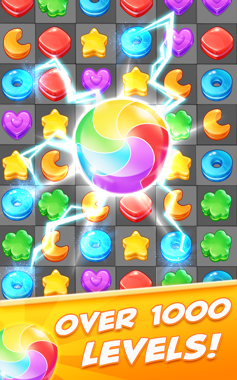 Cookie Dash Match 3 Game Screenshot