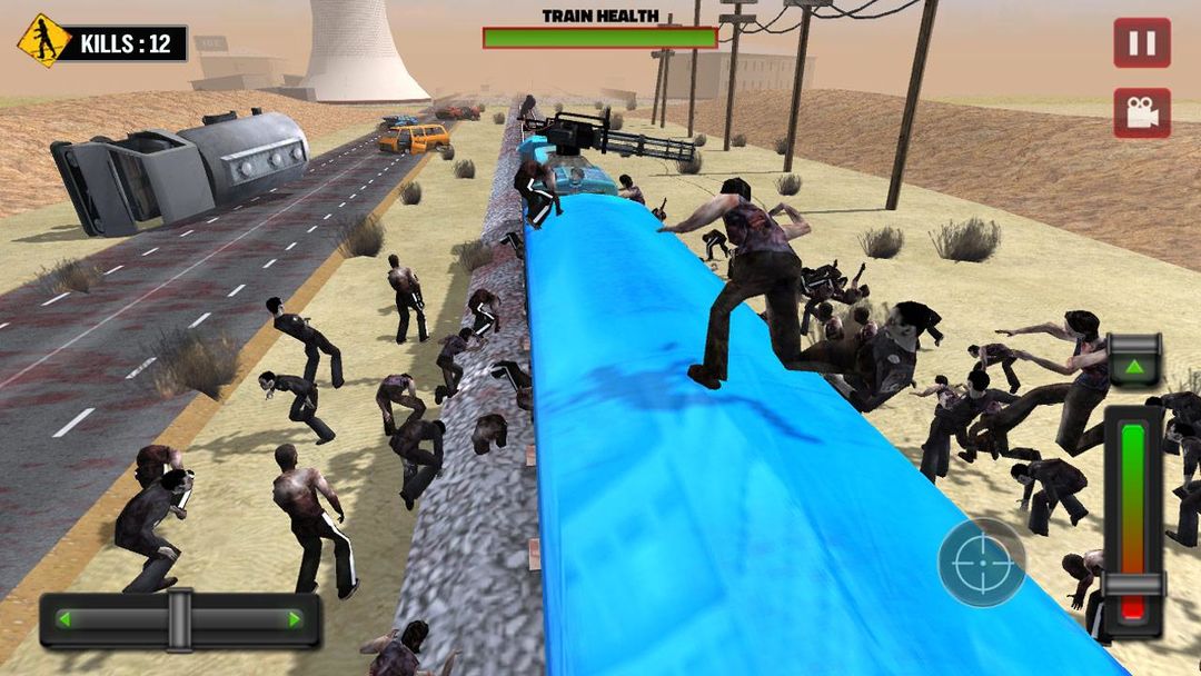 Screenshot of Train shooting - Zombie War