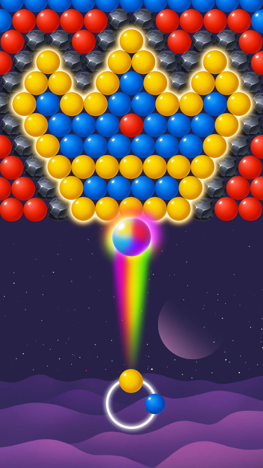 Captura de Tela do Jogo Bubble Shooter Star