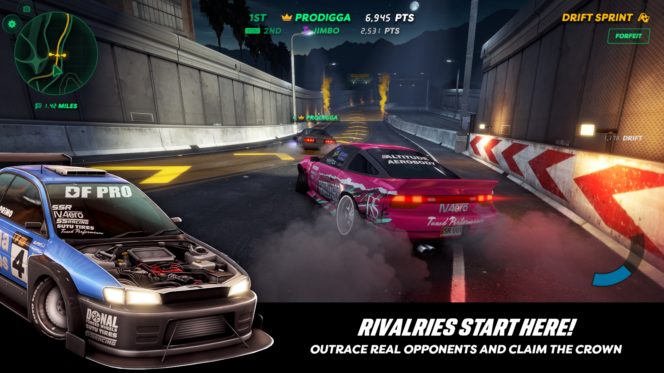 Static Shift Racing Game Screenshot