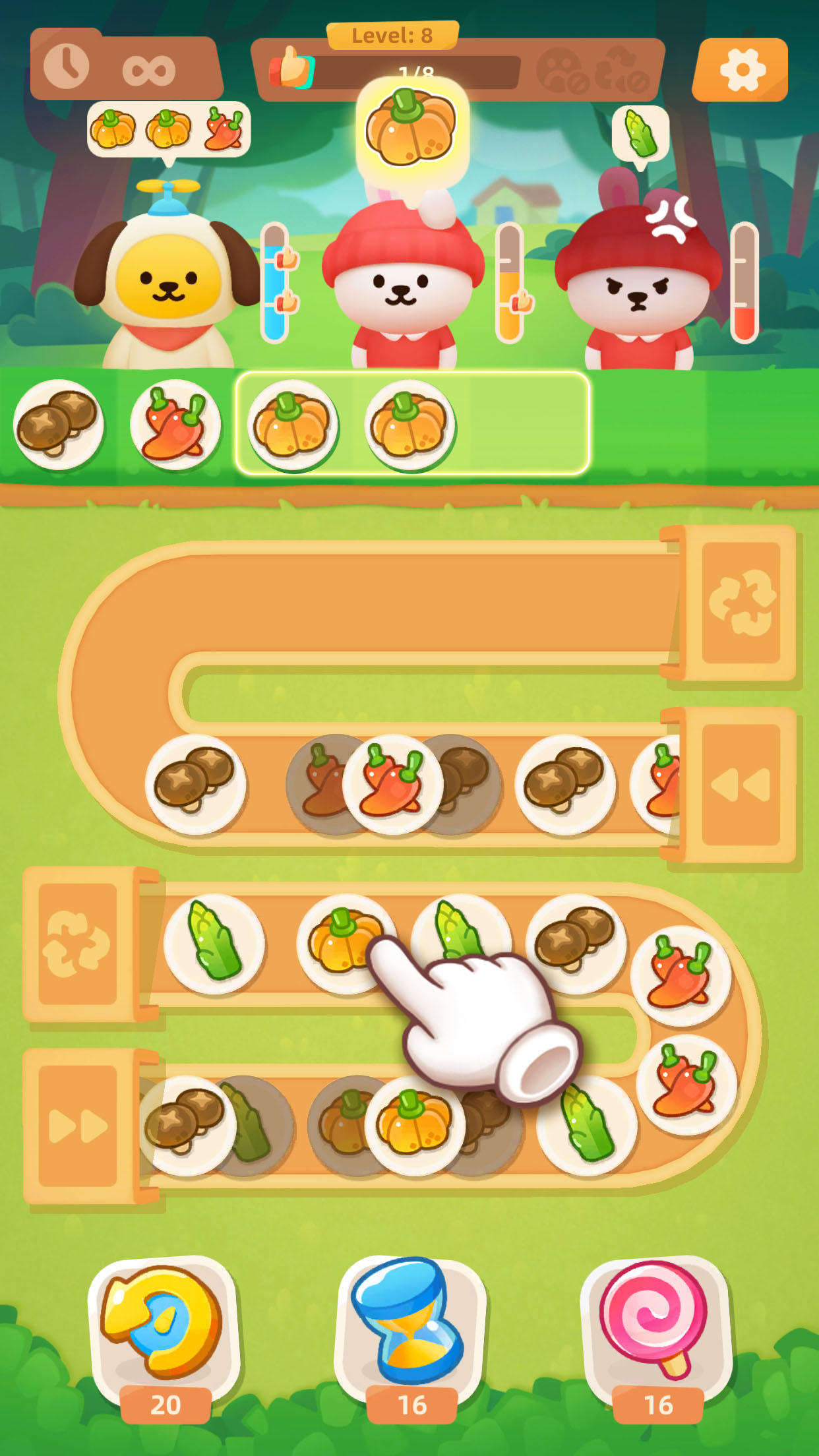 Fruit Jam 3D: Match 3 Games Game Screenshot