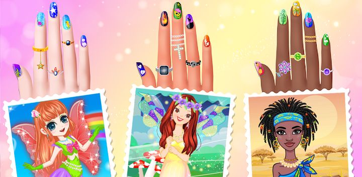 Jogo de pintar unhas salão de beleza 3D versão móvel andróide iOS