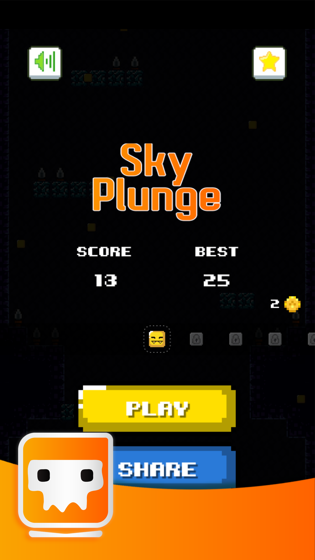 Sky Plunge Game Screenshot