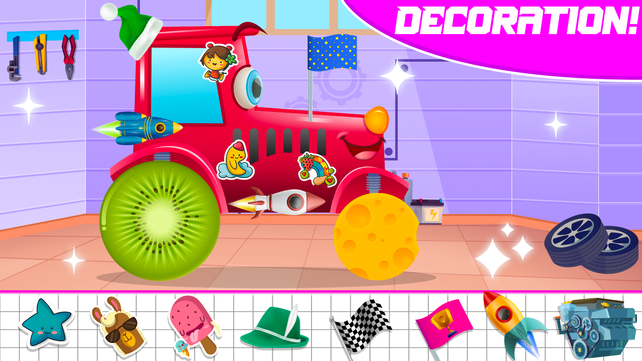 Kids Fun Car Repair: Race Game Game Screenshot