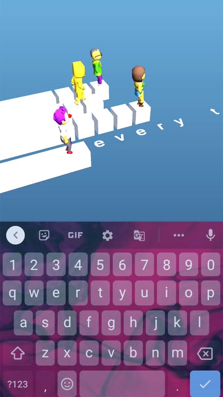 Type Race Game Screenshot