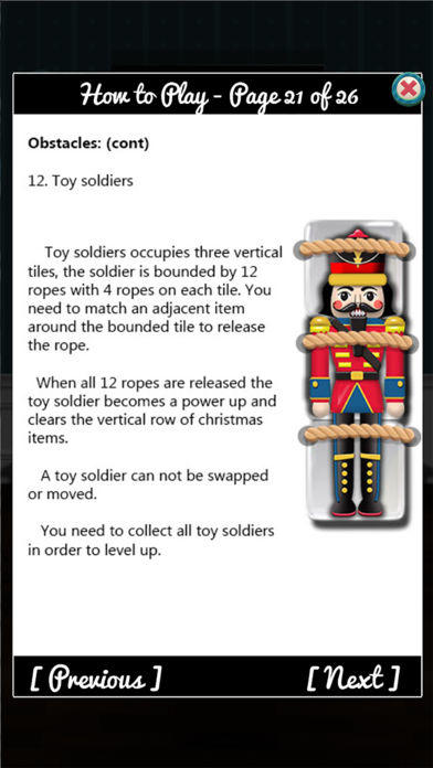 Christmas Drops 4 - Match 3 Game Screenshot