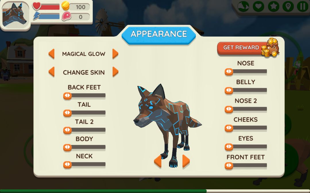 Fox Family - Animal Simulator screenshot game