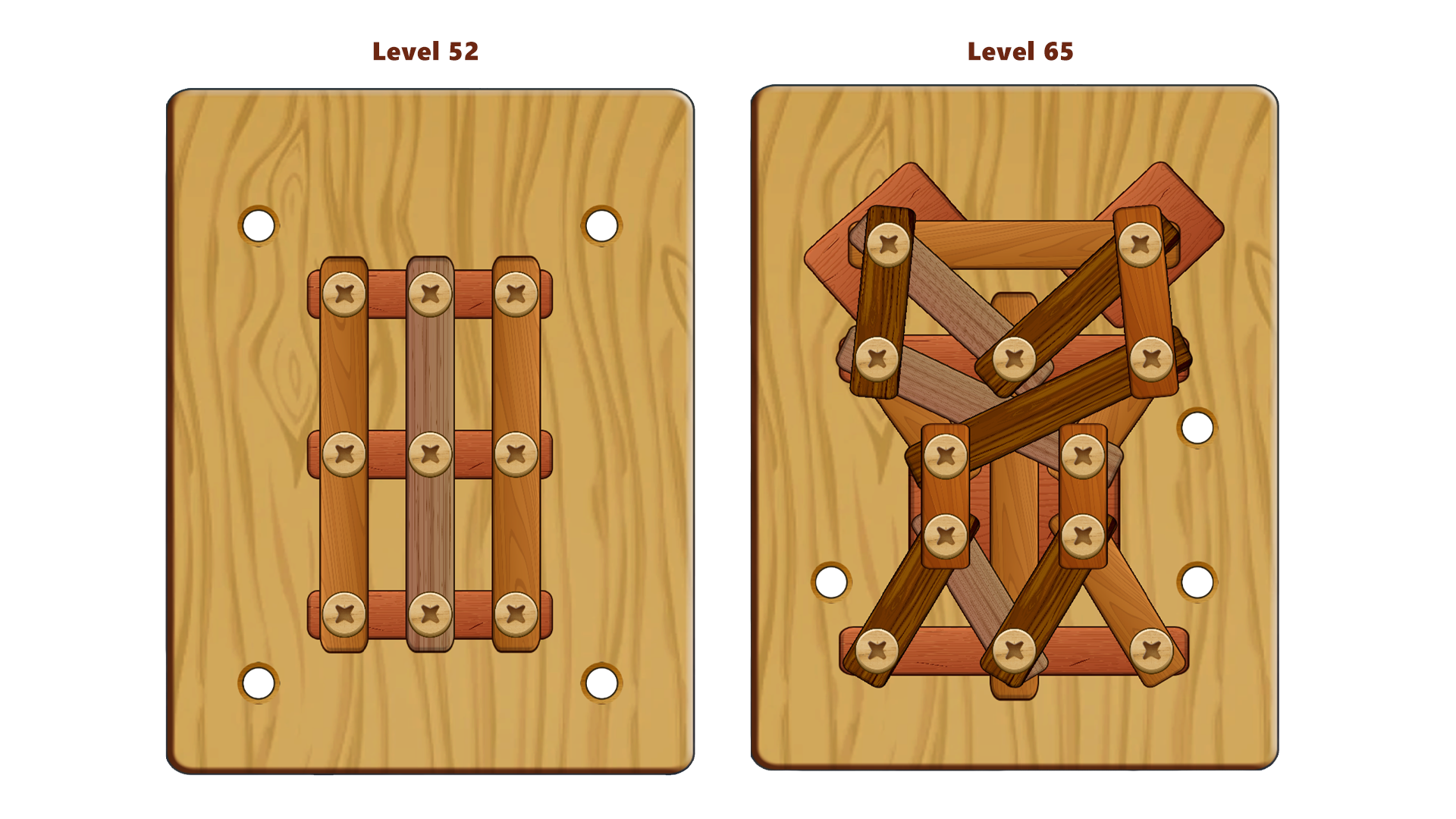 Screenshot of Wood Nuts & Bolts Puzzle