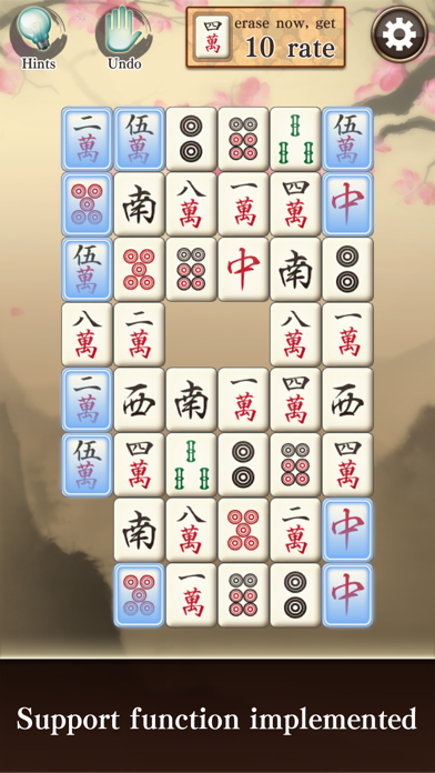 Mahjong Puzzle Shisensho Game Screenshot