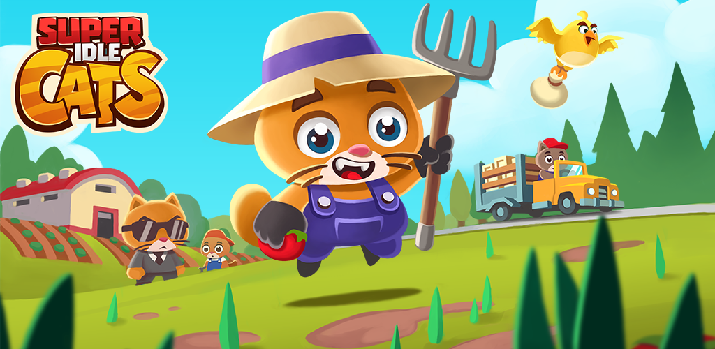 Banner of Super Idle Cats - Tap Farm 1.30