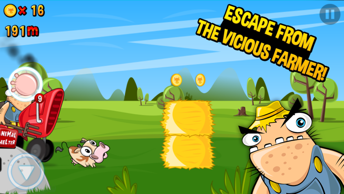 Run Cow Run Game Screenshot