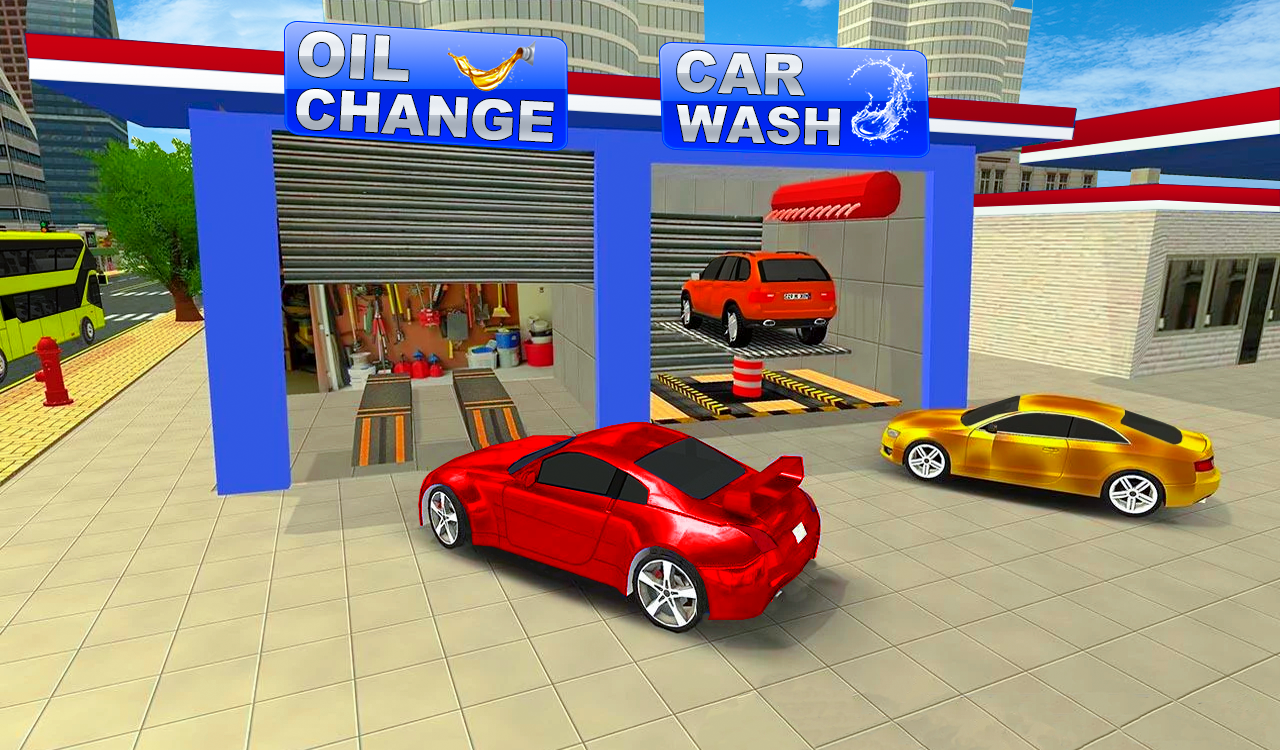 Скриншот игры Car Wash Service Station: Car Driver