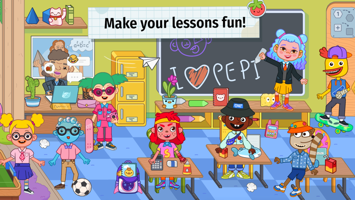 Pepi School: Fun Kid Games Game Screenshot