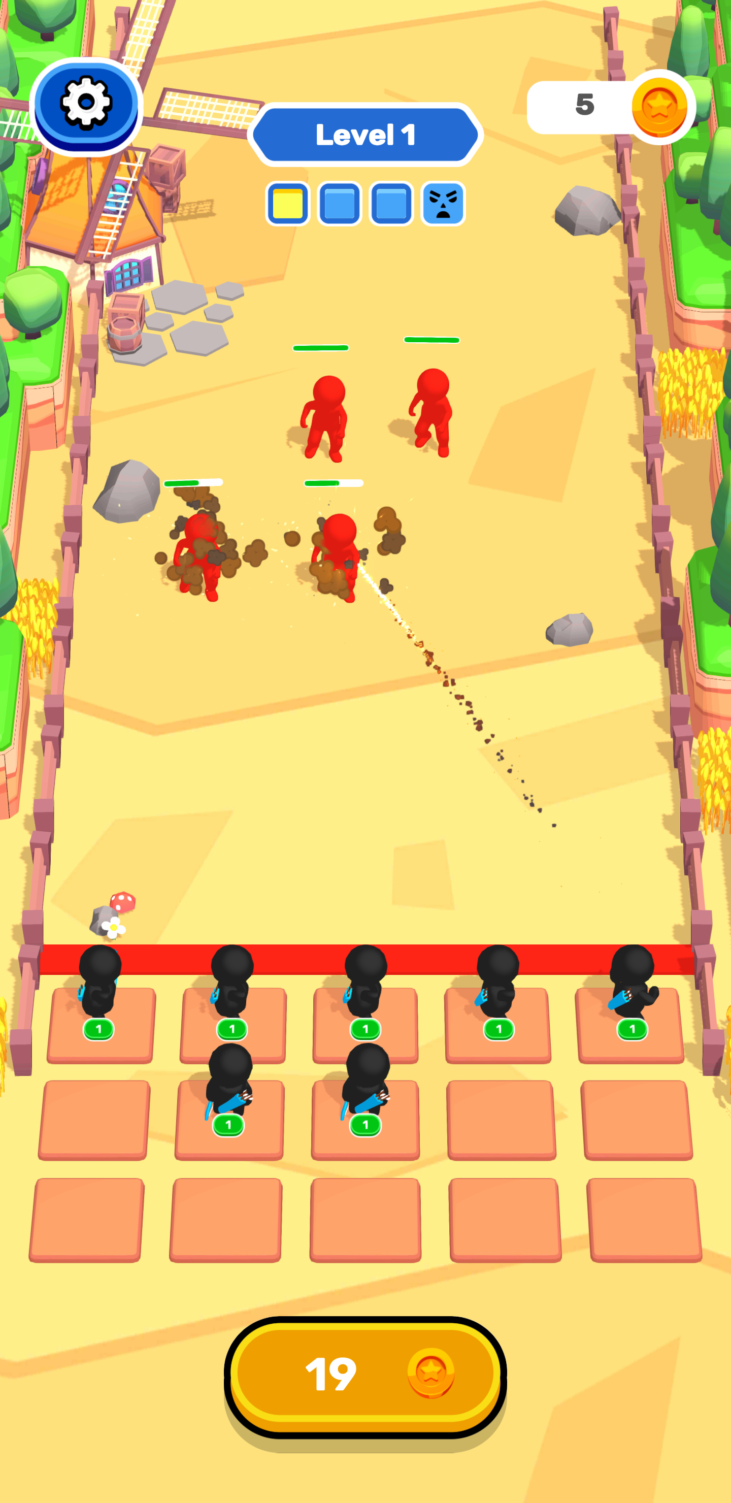 Merge and Defend Game Screenshot