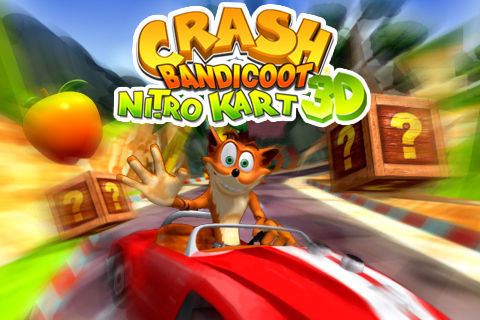 Crash Bandicoot Nitro Kart 3D ภาพหน้าจอเกม
