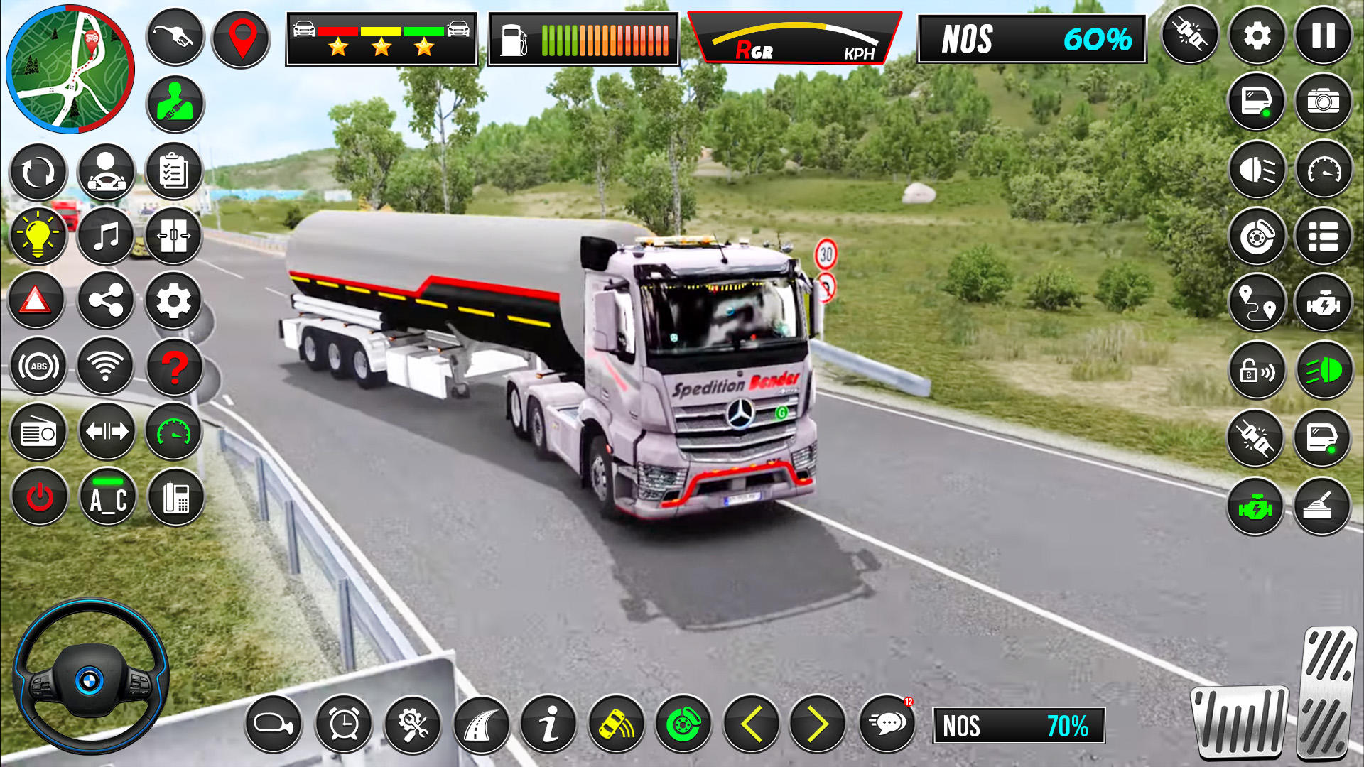Oil Tanker Truck Driving 2023 Game Screenshot