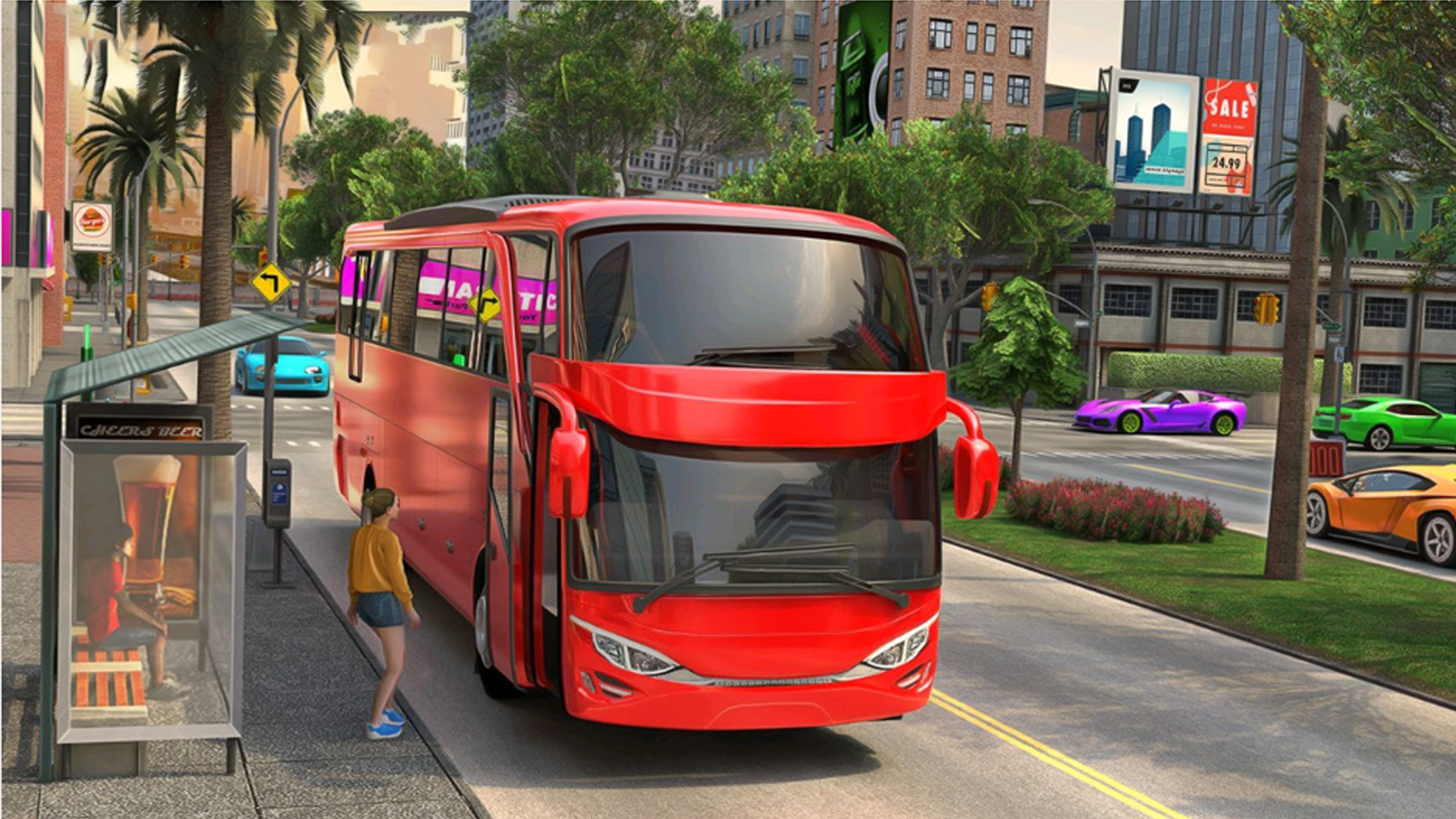 Screenshot 3 of Metro Bus Park Game_3D Games 