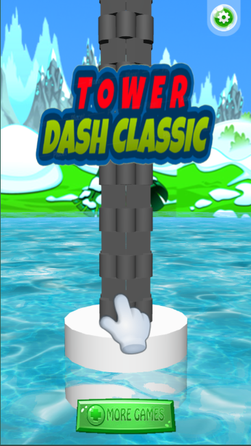 Tower Dash Classic Game Screenshot