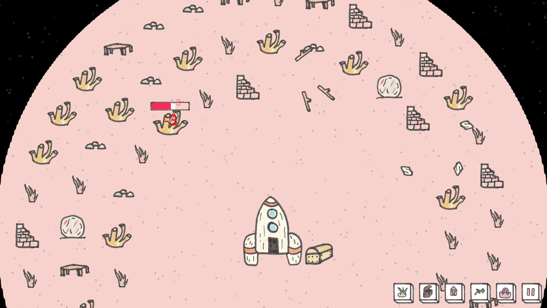 Worldcrusher - a survival clicker game Game Screenshot