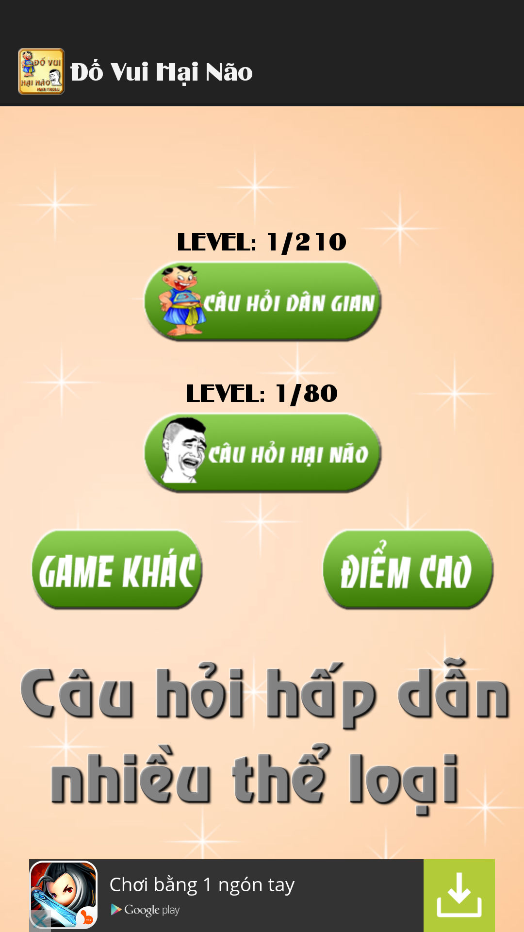 Đố Vui Hại Não - Max Troll Game Screenshot