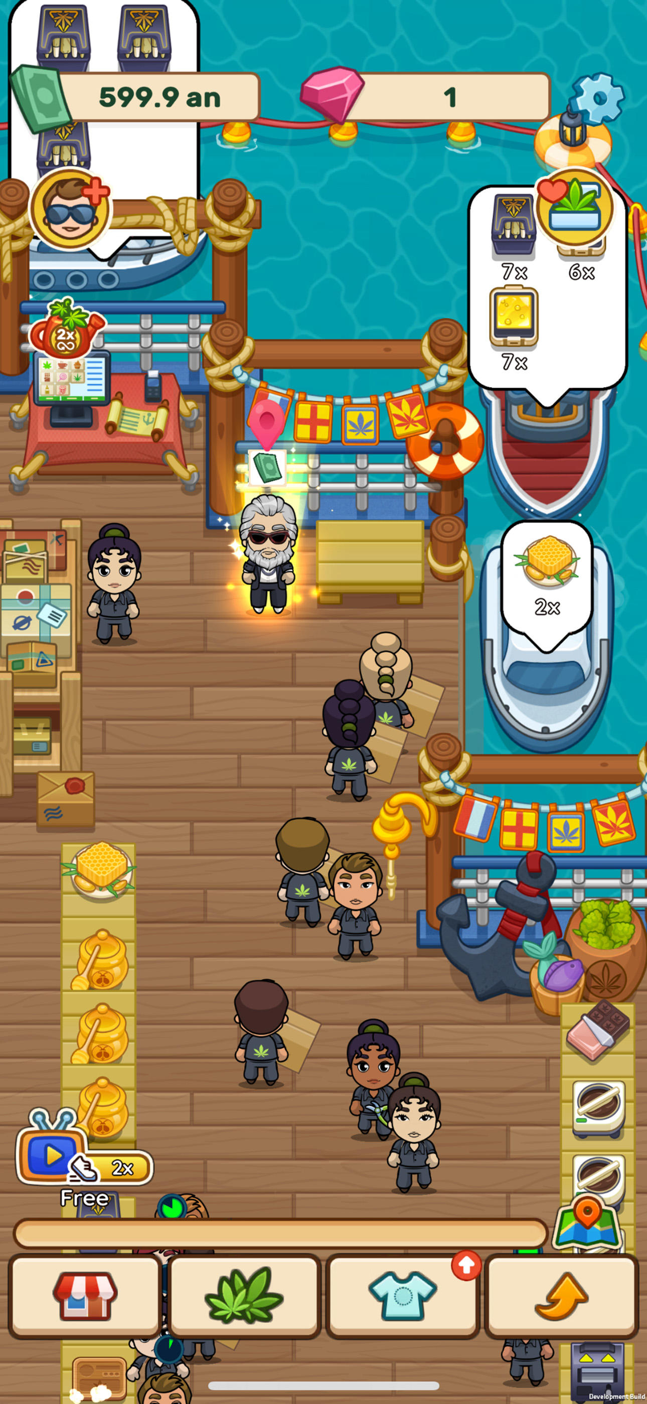 Weed Shop Tycoon Game Screenshot