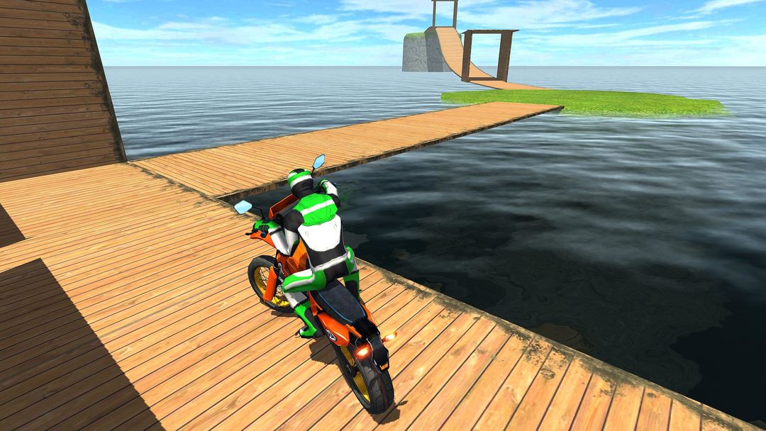 Racing on Bike screenshot game
