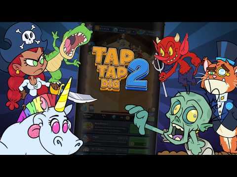Screenshot dari video Tap Tap Dig 2: Idle Mine Sim