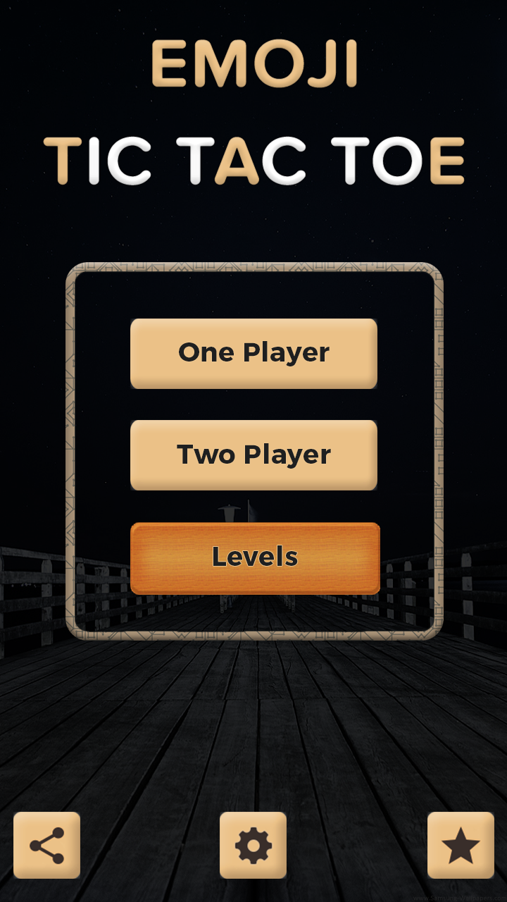 Screenshot of Tic tac toe Emoji