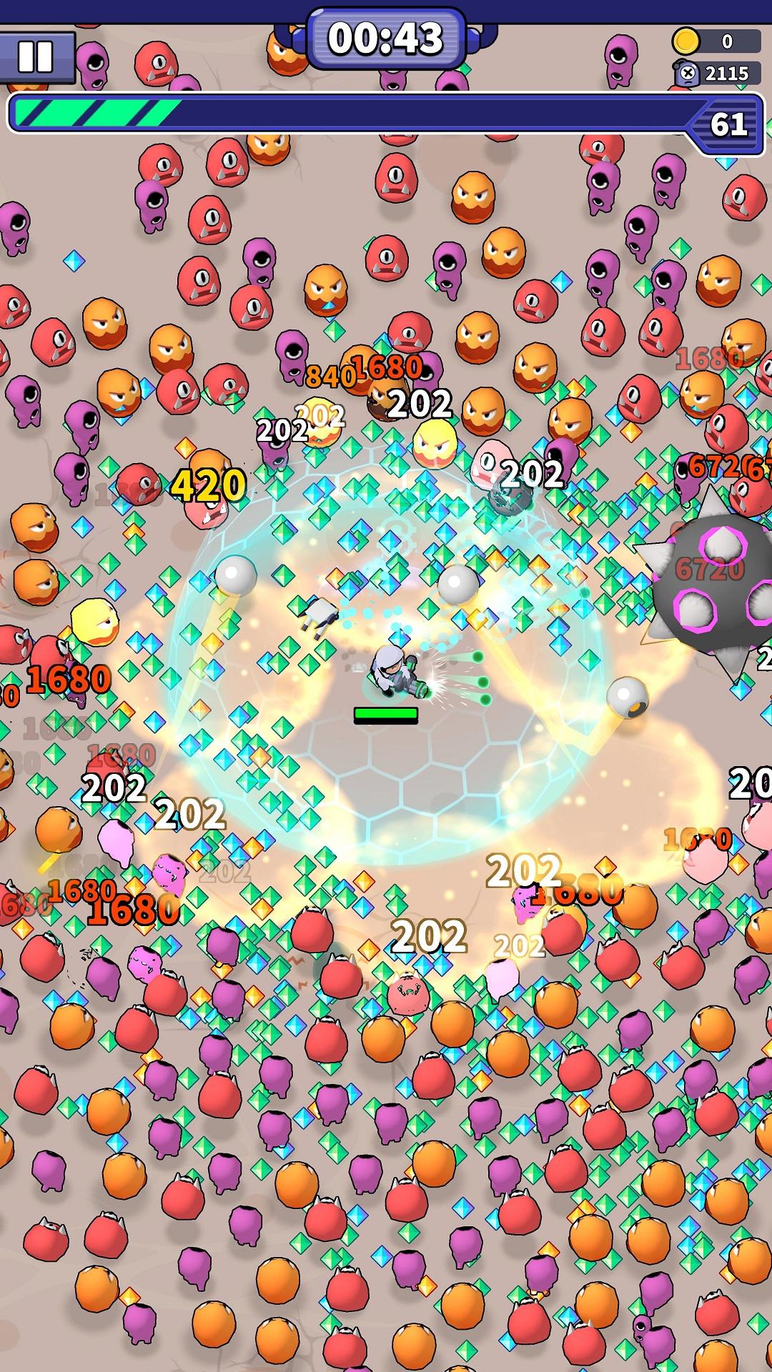 Screenshot of Last Survivor: io Space Battle