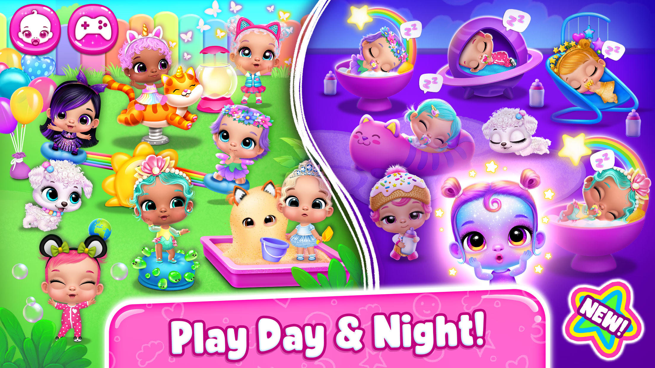Giggle Babies - Toddler Care Game Screenshot